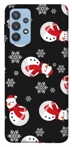 Чехол itsPrint Снеговики для Samsung Galaxy M32
