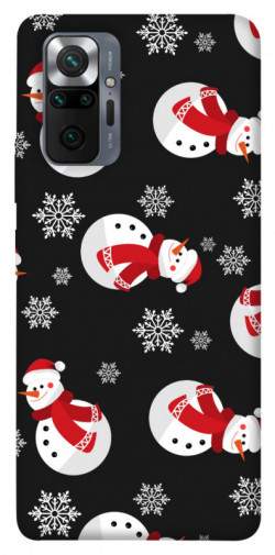 Чехол itsPrint Снеговики для Xiaomi Redmi Note 10 Pro Max