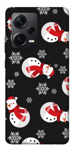 Чехол itsPrint Снеговики для Xiaomi Redmi Note 12 Pro+ 5G