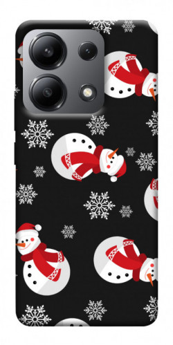 Чехол itsPrint Снеговики для Xiaomi Redmi Note 13 4G