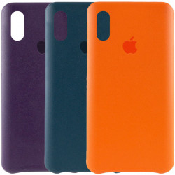 Кожаный чехол AHIMSA PU Leather Case Logo (A) для Apple iPhone XS Max (6.5")