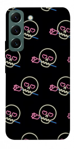Чехол itsPrint Череп с розой для Samsung Galaxy S22