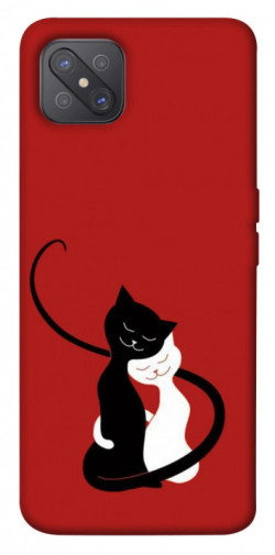 Чехол itsPrint Влюбленные коты для Oppo A92s