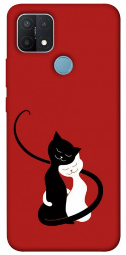 Чехол itsPrint Влюбленные коты для Oppo A15s / A15