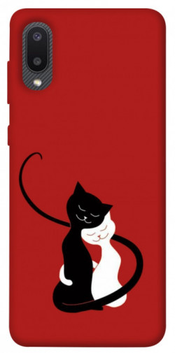 Чехол itsPrint Влюбленные коты для Samsung Galaxy A02
