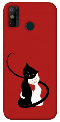 Чехол itsPrint Влюбленные коты для TECNO Spark 6 Go