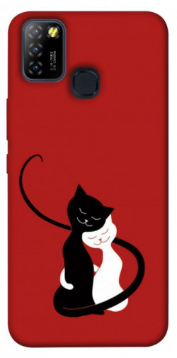 Чехол itsPrint Влюбленные коты для Infinix Hot 10 Lite
