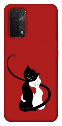 Чехол itsPrint Влюбленные коты для Oppo A54 4G