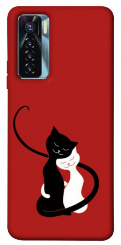 Чехол itsPrint Влюбленные коты для TECNO Camon 17 Pro