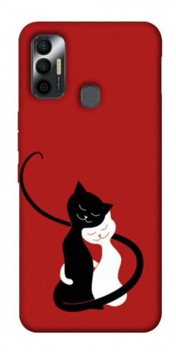 Чехол itsPrint Влюбленные коты для TECNO Spark 7