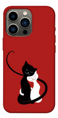 Чехол itsPrint Влюбленные коты для Apple iPhone 13 Pro (6.1")