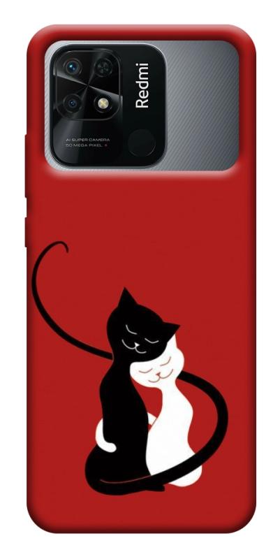 Чехол itsPrint Влюбленные коты для Xiaomi Redmi 10C, любовь, купить оптом с доставкой