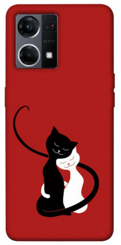 Чехол itsPrint Влюбленные коты для Oppo Reno 7 4G