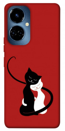 Чехол itsPrint Влюбленные коты для TECNO Camon 19 (CI6n) / 19 Pro (CI8n)