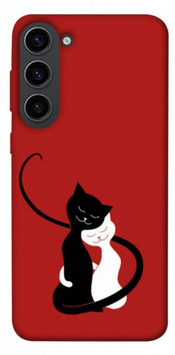 Чехол itsPrint Влюбленные коты для Samsung Galaxy S23