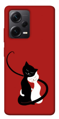 Чехол itsPrint Влюбленные коты для Xiaomi Redmi Note 12 Pro+ 5G