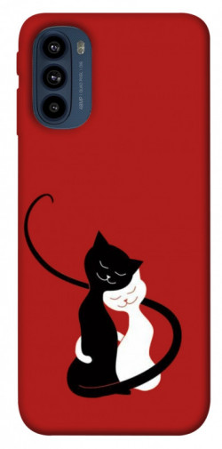 Чехол itsPrint Влюбленные коты для Motorola Moto G41