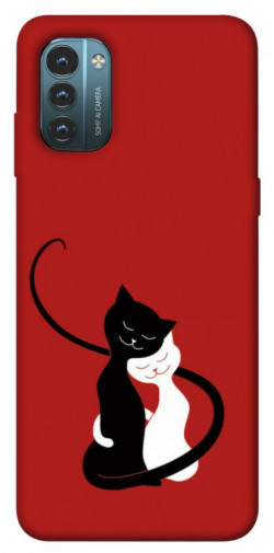 Чехол itsPrint Влюбленные коты для Nokia G21