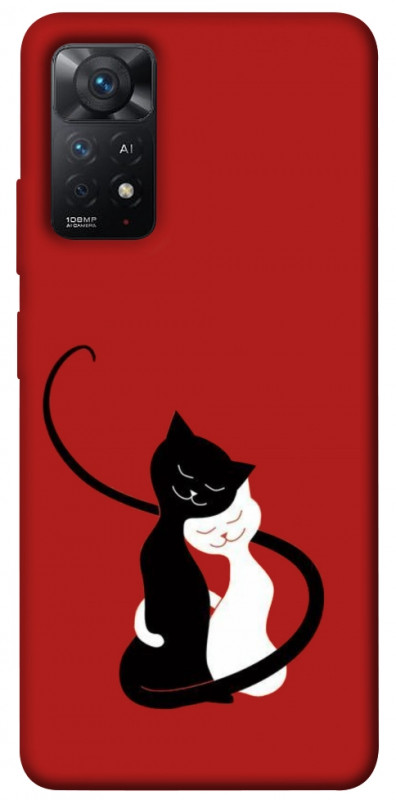 Чехол itsPrint Влюбленные коты для Xiaomi Redmi Note 11 Pro 4G/5G, любовь, купить оптом с доставкой