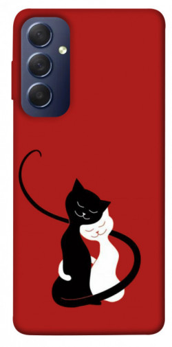 Чехол itsPrint Влюбленные коты для Samsung Galaxy M54 5G