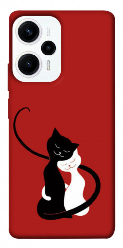 Чехол itsPrint Влюбленные коты для Xiaomi Poco F5 Pro