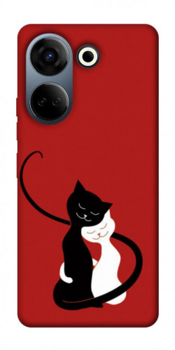 Чехол itsPrint Влюбленные коты для TECNO Camon 20 Pro (CK7n)