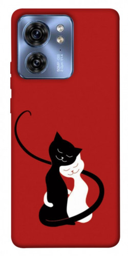 Чехол itsPrint Влюбленные коты для Motorola Edge 40