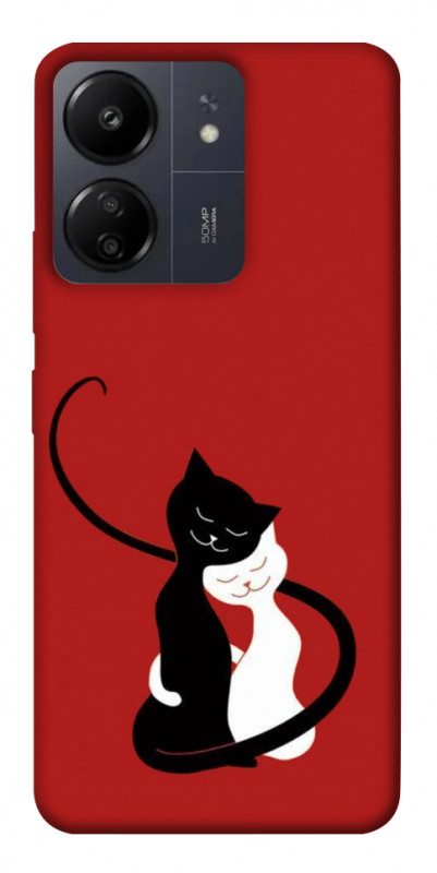 Чехол itsPrint Влюбленные коты для Xiaomi Redmi 13C, любовь, купить оптом с доставкой