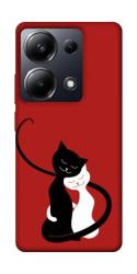 Чехол itsPrint Влюбленные коты для Xiaomi Redmi Note 13 Pro 4G