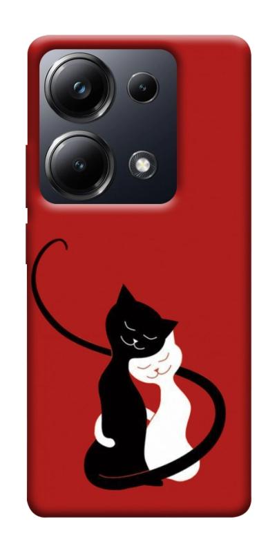 Чехол itsPrint Влюбленные коты для Xiaomi Redmi 13 4G / Poco M6 4G, любовь, купить оптом с доставкой