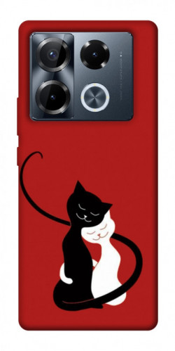 Чехол itsPrint Влюбленные коты для Infinix Note 40 Pro 4G