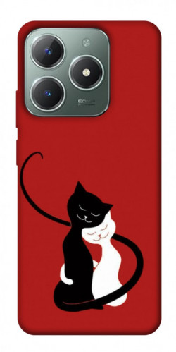 Чехол itsPrint Влюбленные коты для Realme C61 4G