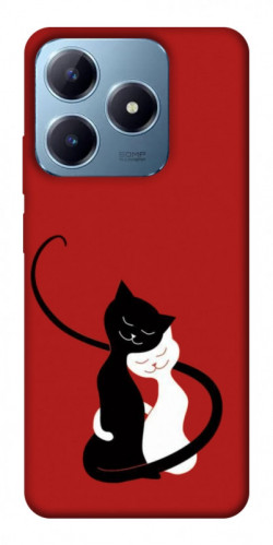 Чехол itsPrint Влюбленные коты для Realme C63 4G