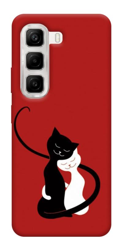 Чехол itsPrint Влюбленные коты для Infinix Hot 50 4G, любовь, купить оптом с доставкой