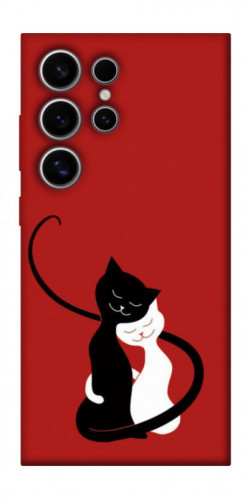 Чехол itsPrint Влюбленные коты для Samsung Galaxy S25 Ultra