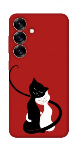 Чехол itsPrint Влюбленные коты для Samsung Galaxy S25