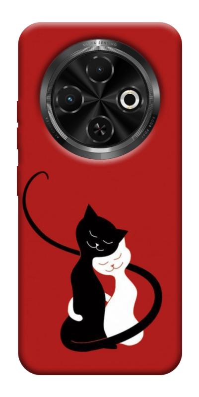 Чохол itsPrint Закохані коти для TECNO Spark 30C, кохання, купити оптом з доставкою
