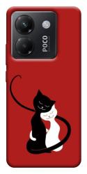 Чехол itsPrint Влюбленные коты для Xiaomi Poco M7 Pro 5G