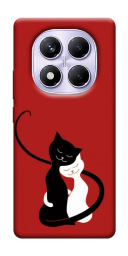 Чехол itsPrint Влюбленные коты для Xiaomi Redmi Note 14 Pro 4G