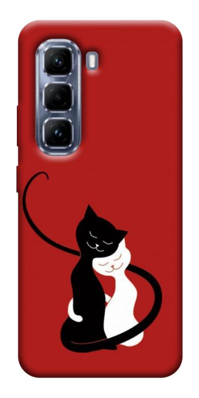 Чехол itsPrint Влюбленные коты для Infinix Hot 50 Pro, любовь, купить оптом с доставкой