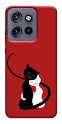 Чехол itsPrint Влюбленные коты для Motorola Edge 50 Neo