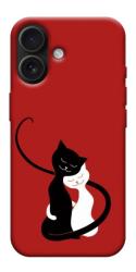 Чехол itsPrint Влюбленные коты для Apple iPhone 17 (6.3")