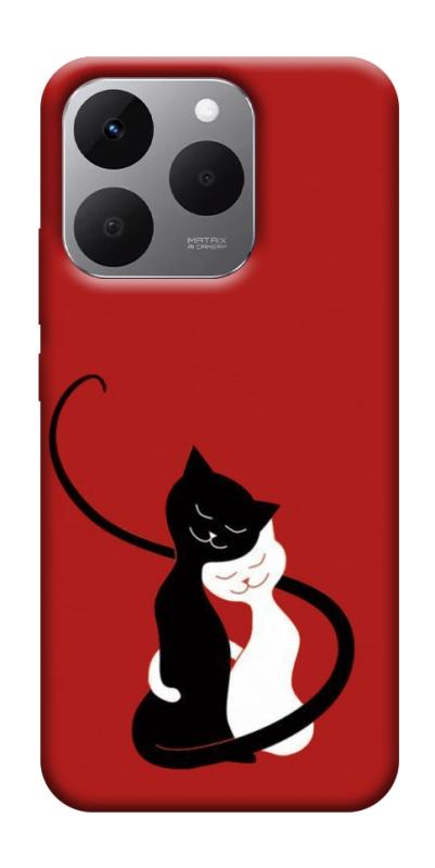 Чехол itsPrint Влюбленные коты для Realme 15T, любовь, купить оптом с доставкой