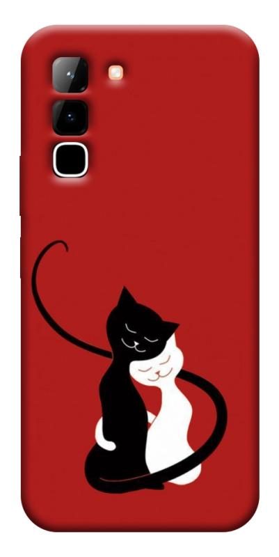 Чехол itsPrint Влюбленные коты для Infinix Hot 70, любовь, купить оптом с доставкой