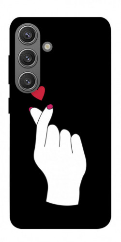 Чехол itsPrint Сердце в руке для Samsung Galaxy S24