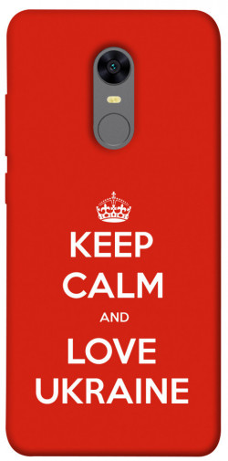 Чехол itsPrint Keep calm and love Ukraine для Xiaomi Redmi 5 Plus / Redmi Note 5 (Single Camera)
