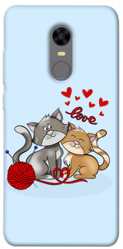 Чехол itsPrint Два кота Love для Xiaomi Redmi 5 Plus / Redmi Note 5 (Single Camera)