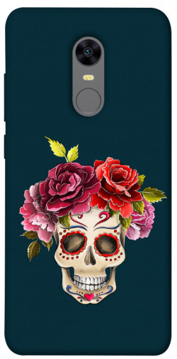 Чохол itsPrint Flower skull для Xiaomi Redmi 5 Plus / Redmi Note 5 (Single Camera)