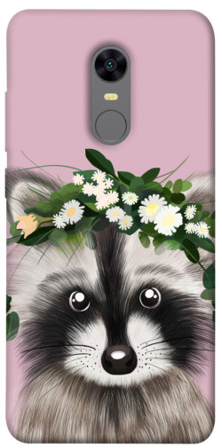 Чохол itsPrint Raccoon in flowers для Xiaomi Redmi 5 Plus / Redmi Note 5 (Single Camera)