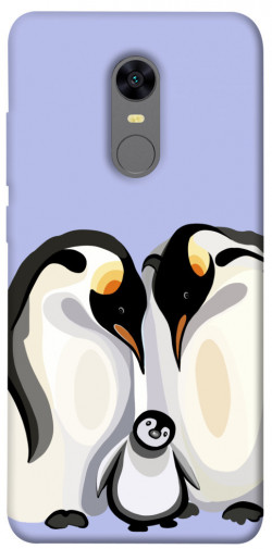 Чохол itsPrint Penguin family для Xiaomi Redmi 5 Plus / Redmi Note 5 (Single Camera)